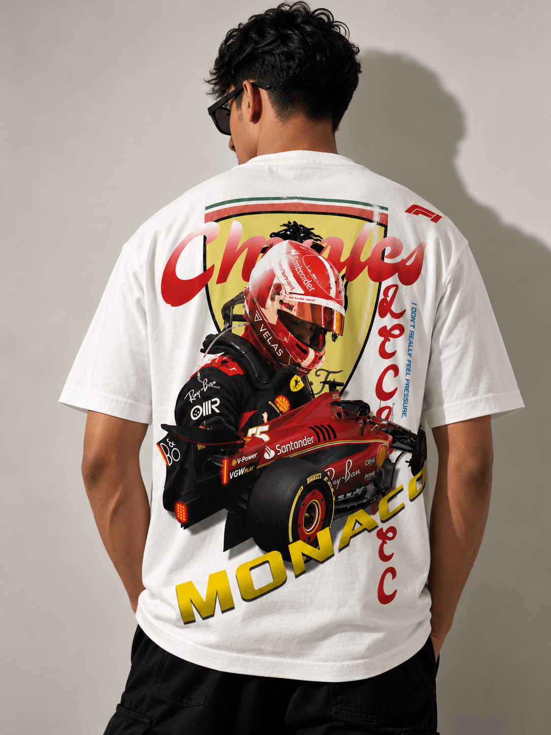 Charles Leclerc "IL PREDESTINATO" Graphic T-Shirt | Oversized | Unisex